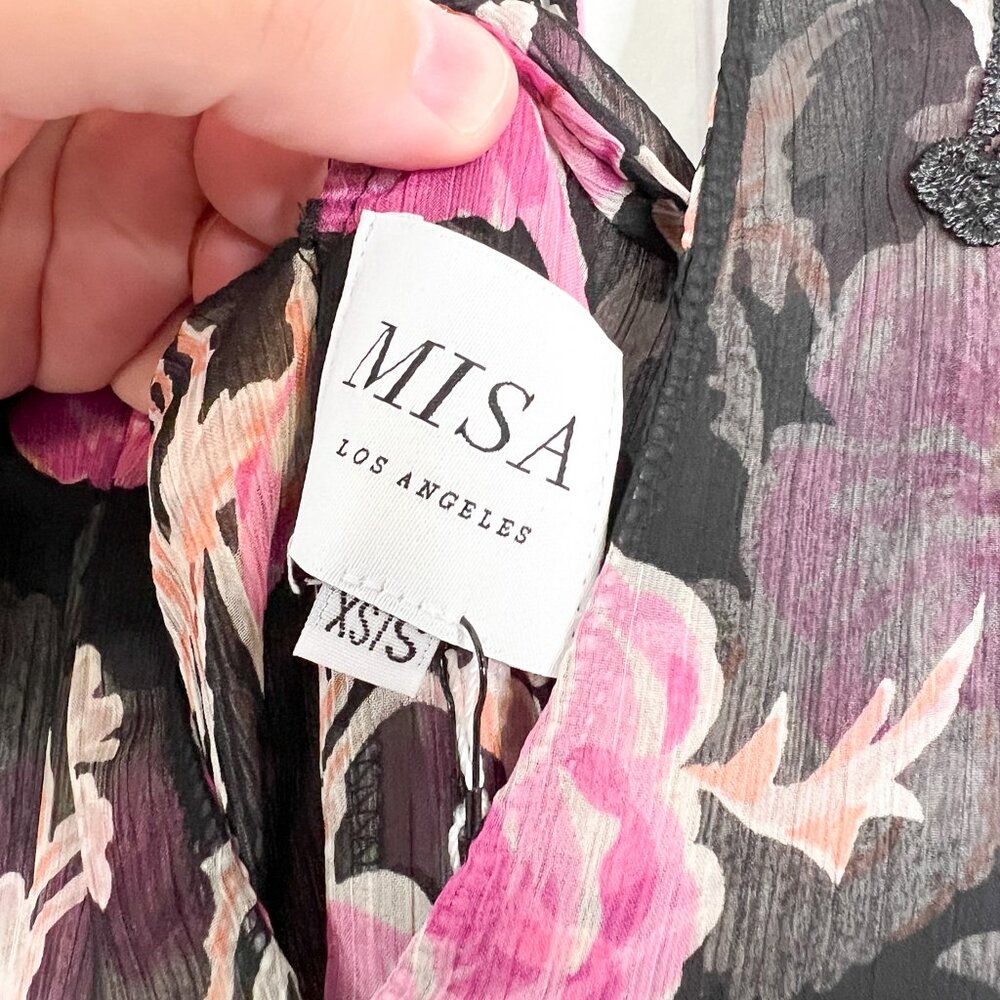 MISA Tie-Back Maxi Dress - Picture 9 of 10